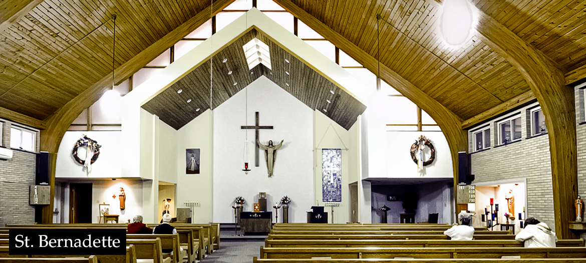 St. Bernadette inside