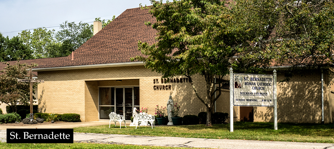 St. Bernadette outside